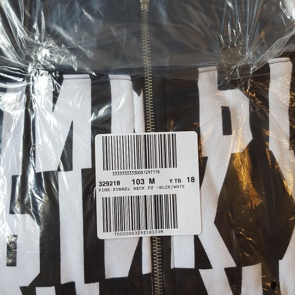 Victoria's Secret PINK funnel neck full zip medium - Picture 6 of 6